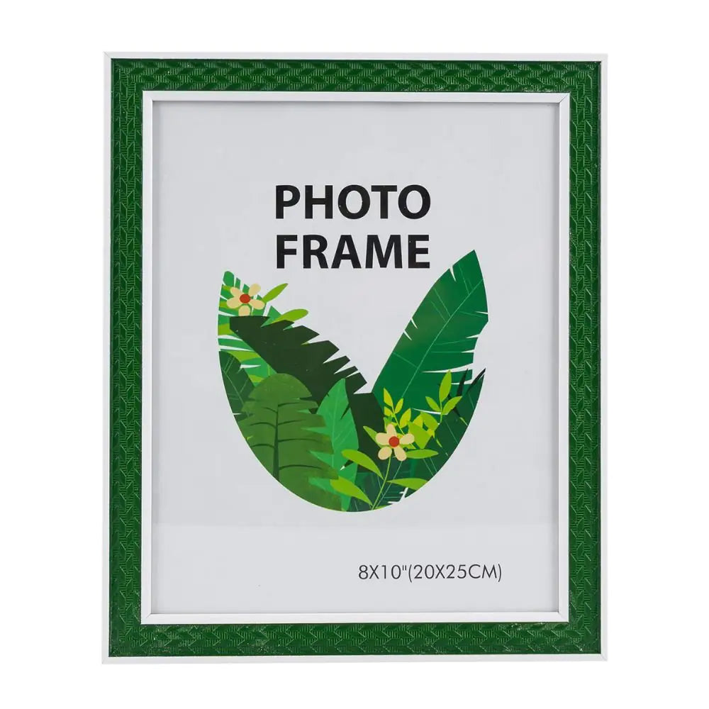 8x10 Decorative Picture Frame with White Trim