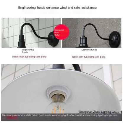 Industrial Style Retro Wall Light for Dining Bar