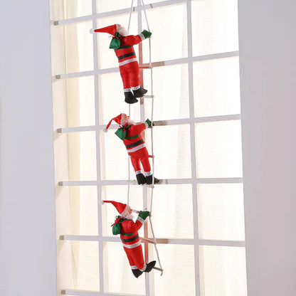 Cross-Border Christmas Santa Climbing Decoration Prop