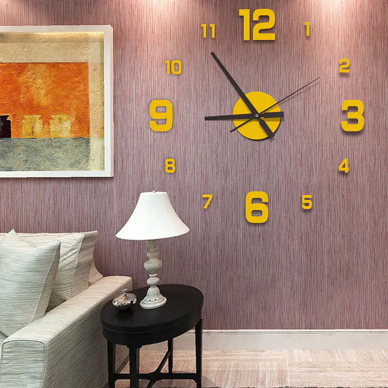 Modern Creative Quartz Wall Clock for Living Room