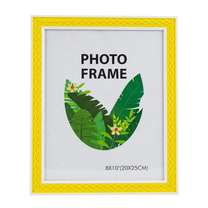8x10 Decorative Picture Frame with White Trim