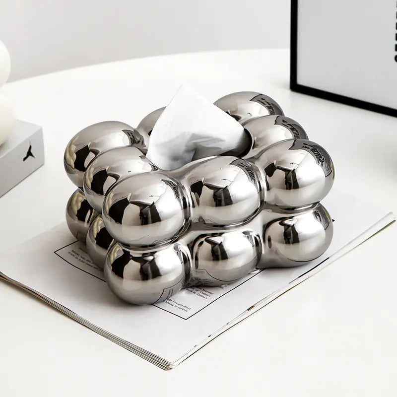 Modern Minimalist Cotton Candy Tissue Box Decor